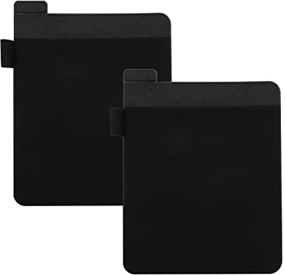 YINETTECH 2PCS Self-Adhesive Pouch Holders Portable Carrying Case Storage Pockets Laptop Organizers for External Hard Drive Stylus Pens Wireless Mouse Cables Earphones