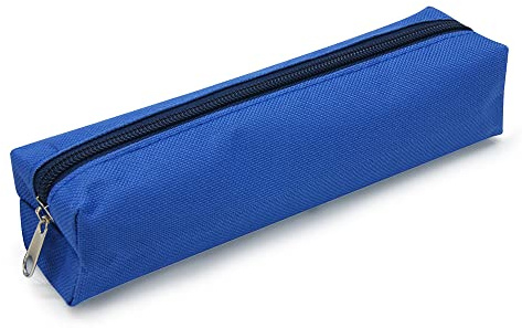 Waytex 931291 Trousse Scolaire Fourre-Tout Multi Usages Petit Format Rectangulaire 21 x 4 x 4 cm Textile Bleu
