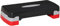 HOMCOM Steppbrett Aerobic Fitness Heimtrainer Stepper 2-stufig höhenverstellbar(10/15 cm) geeignet für den Heim und Bürogebrauch Schwarz+Grau+Rot 68 x 29 x 15 cm