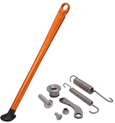 JFG RACING Cavalletto Laterale Moto,Supporto Ruota Posteriore Supporto Cavalletto Laterale per XCF EXC EXC-F XC XC-W XC-F XCF-W Fe FX Te-Arancione