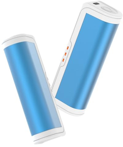 gabless Handwärmer elektrisch 2er Set, Handwärmer Taschenwärmer, Handwärmer wiederverwendbar, elektrischer Handwärmer USB, wiederaufladbar Handwärmer Kinder 3 Heizmodi, Geschenk für Frauen und Kinder