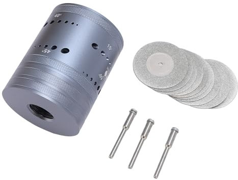 Schärfkopf für Wolframelektroden, Tragbares WIG-Schweißgerät aus Stahl mit Abgeschnittenen Schlitzen, Elektrodenschleifwerkzeug, Geeignet für Schmuckfelder 5,7 X 7,2 Cm