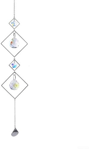 Lively Lot de 6 attrape-soleil avec motif unique fleur de lotus, étoile et lune pour illuminer les espaces