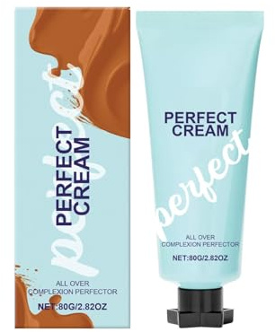 Supreme Creme All-Over Complexion Perfector, Evens Out Skin Tone Cream, Hydrating Full Coverage Concealer, Waterproof & Transfer-Resistant, Long-Lasting and Light Foundation (C, 1)