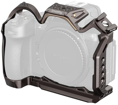 SMALLRIG Night Eagle Z5II Cage für Nikon Z5 / Z6 / Z6II / Z7 / Z7II, Kamera-Komplettkäfig aus Aluminiumlegierung mit Blitzschuh und NATO-Schiene, Schnellwechselplatte für arca – 5258