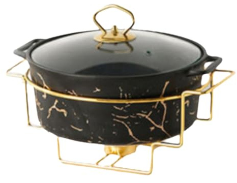 Eleeonora Ceramic Soup Tureen With Lid,Ceramic Soup Tureen,Traditional Clay Pot Cooking,Easy Clean,Large Capacity,Suitable For Refrigerator,Double Boiler,Dishwasher,Disinfection