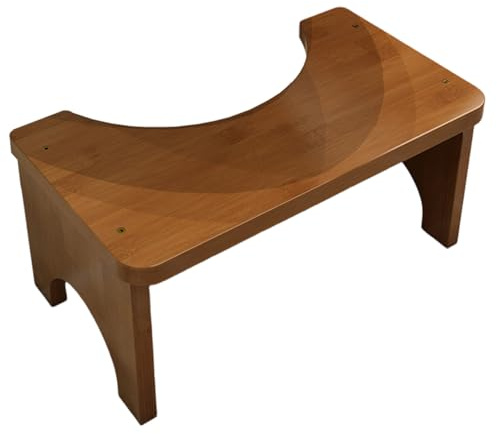 DAWCBVJQ Tabouret WC pour Adultes | Siège De Toilettes en Bois - Marchepied Ergonomique pour Toilette,pour Adultes Personnes Âgées Salle De Bain Douche Camping Voyage Dortoir