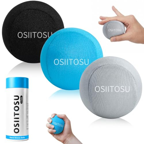 OSIITOSU 3 Stück Stressball für Erwachsene