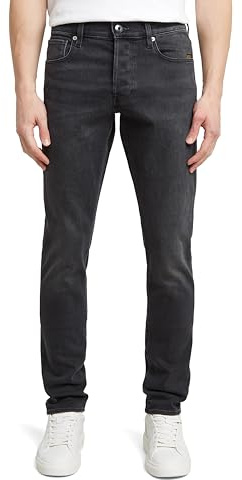 G-STAR 3301 Slim Jeans Vaqueros, Negro (Antic Charcoal 51001-b479-a800), 36W / 34L Hombre
