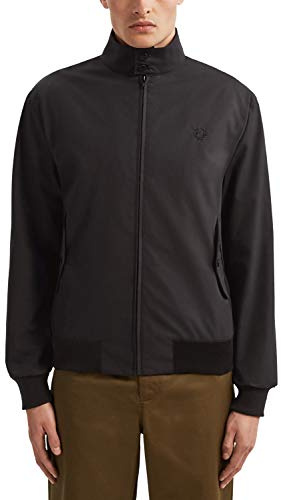 Fred Perry Harrington jacka för män, Svart, L
