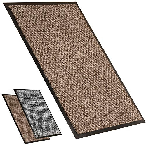 Kitcch Paillasson Exterieur Original | Interieur pour Votre Maison | Tapis d'Entrée Antiderapant et Facile à Entretenir (Beige/Brun, 40x60)