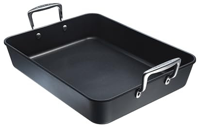Le Creuset Bandeja asadora antiadherente, para todas las fuentes de calor, incluso la inducción, aluminio, Antracita/Plateado, 52104350010101