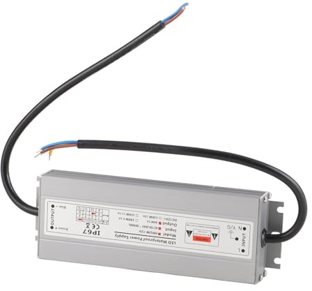 Driver LED, Alimentatore 60 W IP67 Impermeabile Adatto Trasformatore Driver LED Uscita a Bassa Tensione 100-240 V CA a 12V CC per Striscia LED Luce Esterna