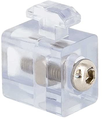 SCHMIDT systemprofile 10x Verbinder Nut 8 Uniblock Klemmhalter Glashalter Scheibenbefestigung Aluprofil-Zubehör