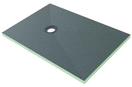 Piatto Doccia Pronto da Piastrellare in Estruso Rigida Polistirene Tagliabile Isolamento per Bagno Dimensione 90x120 cm spessore di 4 cm