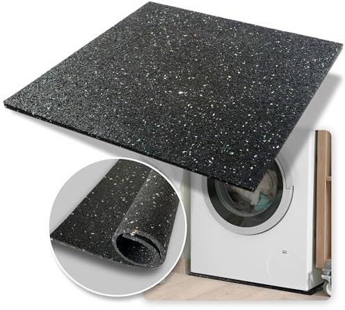 UK Anti-Vibration Washing Machine Mat 60cm x 60cm Easily Cut to Size, Odorless Anti-Slip mat Eco Friendly quality assured