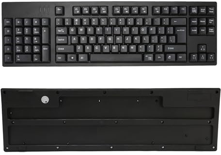 ZASCHMOY Clavier Ergonomique pour Gaucher, avec 109 Touches, Micro USB, Plug and Play, pour Bureau, Entreprise