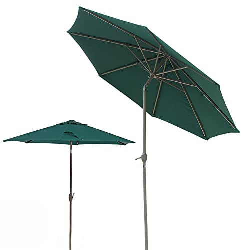CCKUYT Ombrellone da Spiaggia, ombrellone da Giardino, 1 Pezzo, Protezione Solare, ombrellone da Tavolo Robusto per Esterni, Tenda Parasole, con Funzione di inclinazione, per Giardino