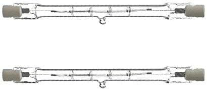 Mr.Gadget's Solutions Energy-Saving Halogen R7s Light Bulbs 120W = 150W, J78 78mm Linear Floodlight & Security Lamp, Warm White 2700K – Available in Pack of 2 or 4 (2)