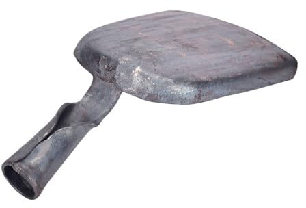 WEKADRIN Pelle Charbon Acier Résistante à Usure pour Cheminée et Barbecue Pelle à Cendres Multifonction Légère pour Nettoyage Foyer et Jardin