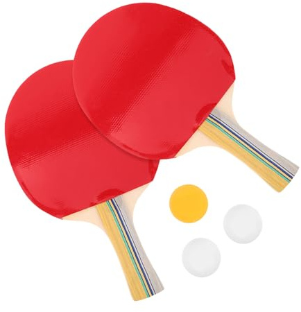 Alipis Palas De Tenis De Mesa De Madera Raquetas para Tenis De Mesa Kit De DIY para Proyectos De Arte para Principiantes y Ejercicios Interiores