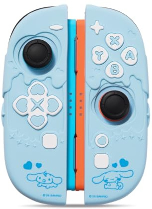 Kuitmor Protective Shell Compatible with Joy con of Switch 2 (2025 Model) Controller, Soft Silicone Cover Case, Anti-Scratch Protective Case for Switch 2025 (Blue（For Switch 2）)