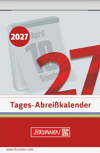 BRUNNEN Abreißkalender 2027 Nr. 3 | 54×80 mm