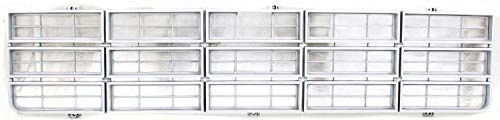 Garage-Pro Grille Assembly - Compatible with 1977-1980 Chevrolet C10, K10, C20, G20, P30 Silver Shell and Insert