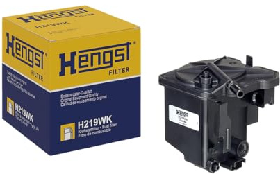 HENGST - Kraftstofffilter H219WK - Hochwertiger Kraftstoff-Leitungsfilter für KFZ - Entfernt Staub und Schmutz aus Otto- oder Dieselmotoren - Schützt das Einspritzsystem