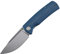 Petrified fish PFP01 Beluga Klappmesser, 3.62 K110 Stahl Klinge G10 Griff, Mit Kugellager EDC Taschenmesser (Blue Sandblasting)