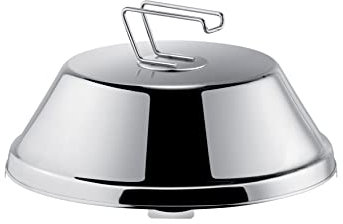 Tescoma 707222, Party Time, Coperchio per Barbecue Portatile, Diametro 30.5 Cm, Acciaio