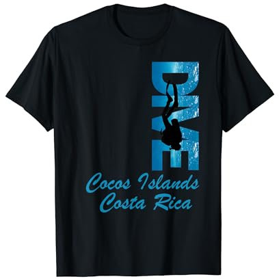 Tauchen, Kokosinseln, Costa Rica, Tauchausflug, Diver Tee T-Shirt