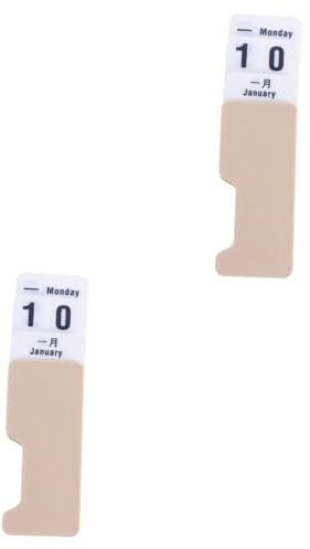 Tofficu 2stücke Kreativer Manuell Einstellbarer Desktop Kalender Im Nordischen Stil Wiederverwendbarer Monatskalender Für Zuhause Büro Und Schule Umweltfreundlichem Kunststoff Gefertigt