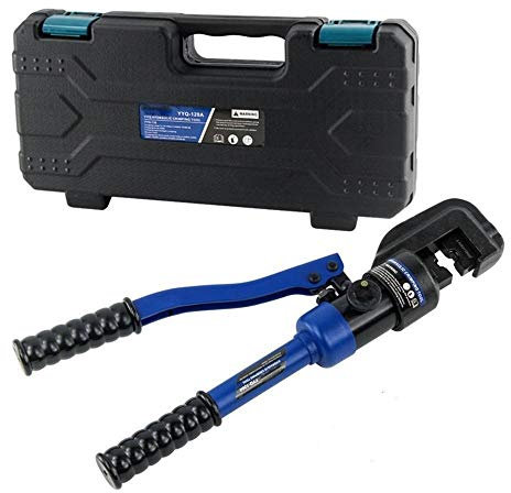 CLLBANT Herramienta de crimpado para terminales de Cables hidráulicos, 10-120 mm2, Kit de Herramientas para Cables de terminales de batería eléctrica