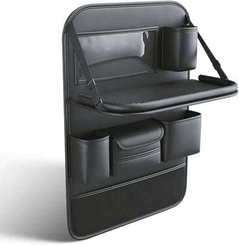 LIXINRU Auto-Rücksitz-Aufbewahrung für Smart Roadster Rücksitz-Organizer Autositz Gap Organizer mit Ablage Klappbarer Tisch Organizer und Autoaufbewahrung,1pcs