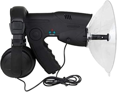 CGZWFERA Monoculaire avec Microphone Parabolique, Amplificateur De Son, Télescope D'observation des Oiseaux, Longue Portée 200 M