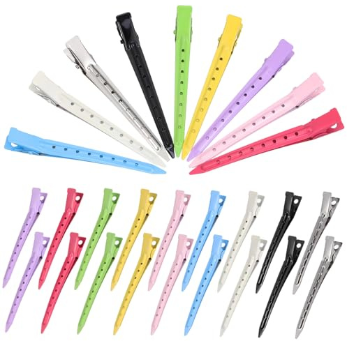 Ipetboom 50 Pièces Lot de Pinces à Cheveux Pinces Pince-alligator pour Coiffure sans Pli pour Maquillage et Séparation des Cheveux