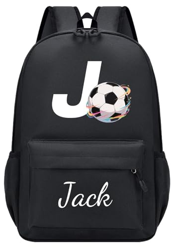 Générique Sac à Dos Personnalisé pour Enfants, Sac Enfant Hydrofuge, Noir | Motif Dinosaure, avec Nom et Motif, pour Maternelle et Primaire, Ergonomique pour Filles et Garçons, 36 x 26 cm ou 10 L