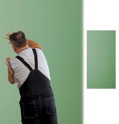 Dalle de Plafond Panneaux Muraux Mats et Dépolis Autocollants, Panneaux Muraux et Plafonds en PVC pour Murs Popcorn ou Plafonds en Béton, Papier Peint pour Plafond Suspendu de Cuisine(Dark Green,3 pac