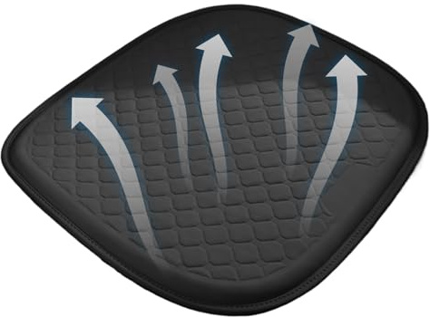 Xijobido Cojín de Gel para Sentarse - Almohadilla para Asiento de Coche | Base para Silla de Conductor Hogar Ocio Viajes Largos Eventos Estudio Tiempo de Relajación