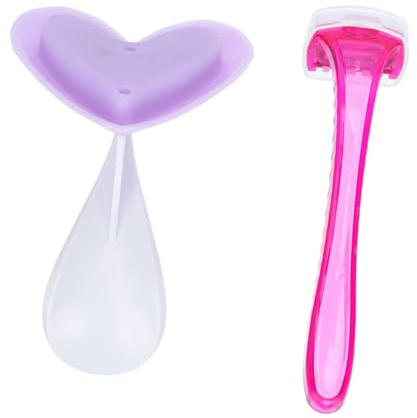 POPETPOP Rasoio Per Bikini Donna Rifinitore Per Zone Private Femminili Strumento Per Rasatura Durevole e Sicuro Dimensioni Compatte Leggero e Portatile Colore Casuale