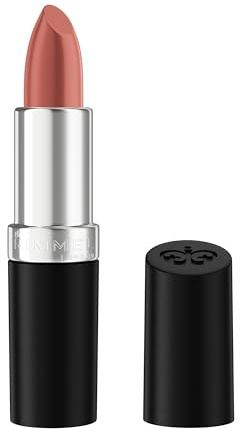 Rimmel Lasting Finish Satin Lipstick | Rossetto con burro di aloe, idratazione immediata con olio di frutto della passione ed estratto di camomilla-cetriolo, vegano