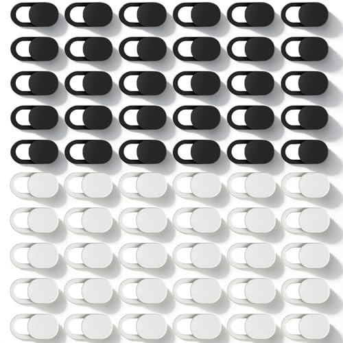 60 Stück Webcam Abdeckung, Kamera Abdeckung Handy, Cover Kamera Laptop,Abdeckung Schieber für Webcam Cover,0.027 Ultra Dünne Web Kamera Abdeckung für Computer Laptop,Schutz Lhrer Privatsphäre Online