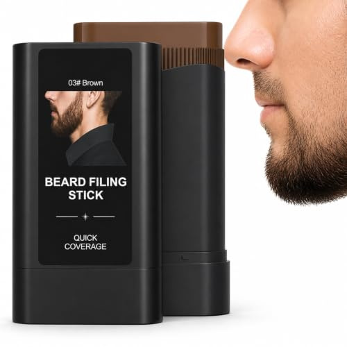Men's Beard Colour Fill Stick, Mens Beard Dye Waterproof Sweat-Resistant