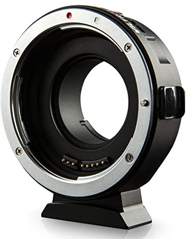 Viltrox EF-M1 AF Autofokus Objektivadapter mit Blendensteuerung, EXIF-Übertragung für Canon EOS EF/EF-S Objektiv an M4/3 Olympus Panasonic Kamera GH4 GH5 GF6 GX7 E-M5 E-M10II E-PL5 -MEHRWEG