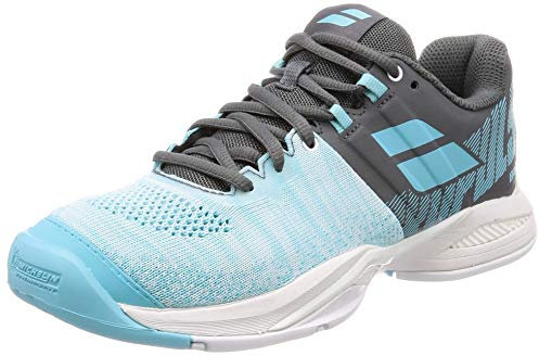 Babolat Damen Propulse Blast AC Women Tennisschuhe, Grey/Blue Radiance