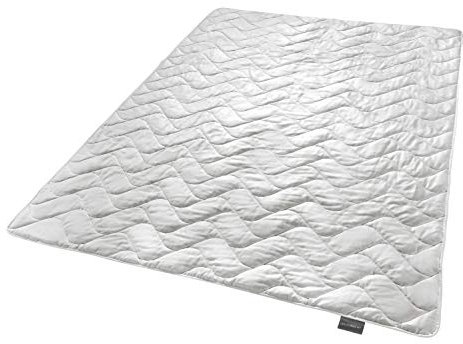 Traumnacht Exklusiv leichte Wildseiden-Bettdecke für den Sommer aus 100% Wildseide, Öko-Tex zertifiziert, Made in Germany, Füllgewicht: 700gr, 155 x 220 cm, Made in Germany