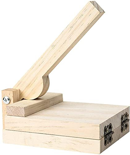 YRHH Holz-Tortilla-Presse, Roti und Tortilla Maker Knödel-Pressplatte Küche-Lebensmittel-Presswerkzeug