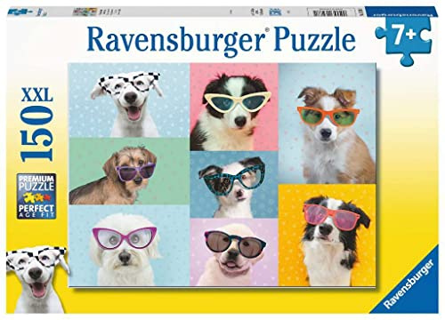 Ravensburger Puzzle Witzige Hunde - 150 XXL Teile Puzzle ab 7 Jahre | 150 XXL Teile Puzzle, Kinderpuzzle ab 7 Jahre, Ravensburger Qualität