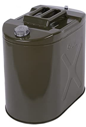 ADASPR Metall Benzinkanister 5-60 Liter Metallkanister Kanister Kraftstoffkanister mit Kanüle Dieselkanister Ersatzkanister mit Flexibles Ausgießer für Treibstoff Benzin und Diesel (Size : 50L)